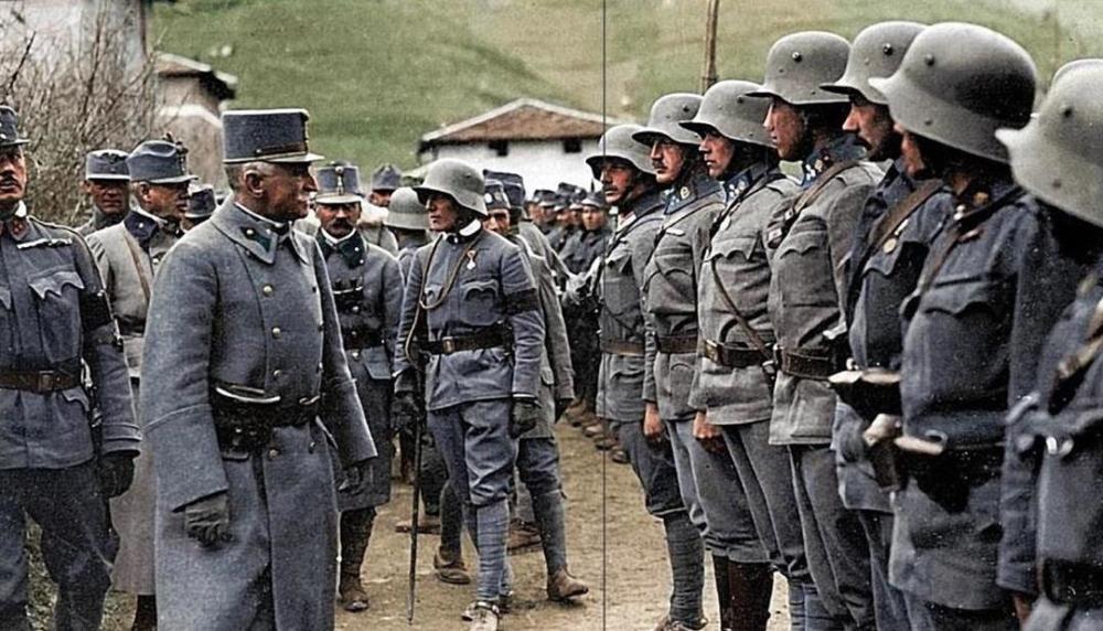 100多年前一战经典彩色老照片这才是真实战争中的德意奥军队