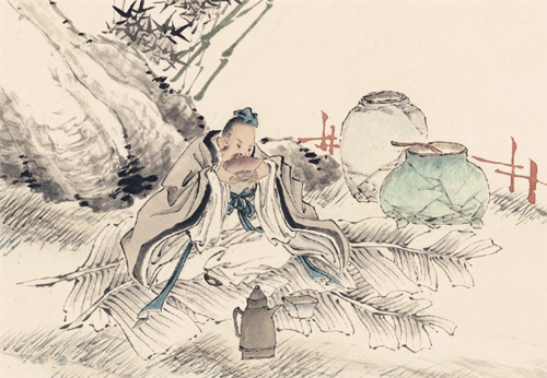 古代第一酒仙:被老婆扔装满酒的缸里,3天后老婆看酒缸目瞪口呆!