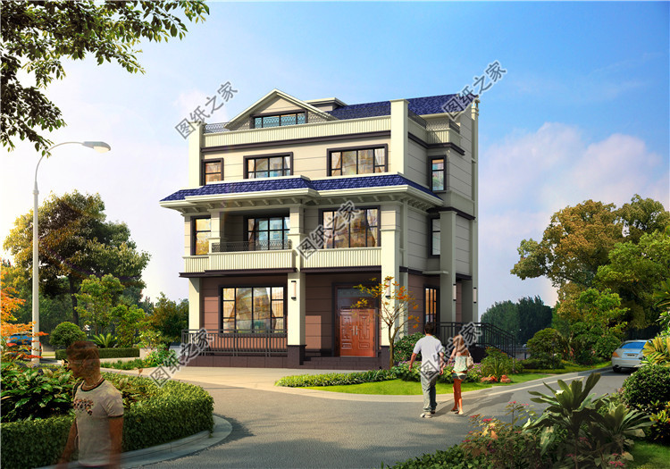 农村别墅三层半设计图好看实用不收藏还在等什么呢