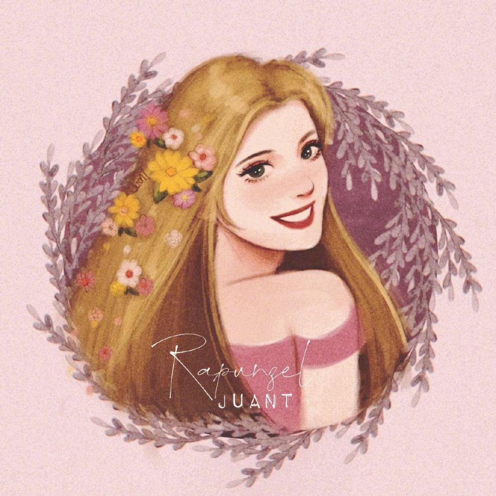 迪士尼公主变复古油画风艾莎女王气质独特乐佩更让人心动