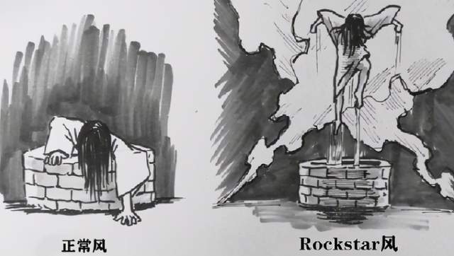 画师绘制贞子的不同出场方式jojo风很酷奥特曼风让人怀念