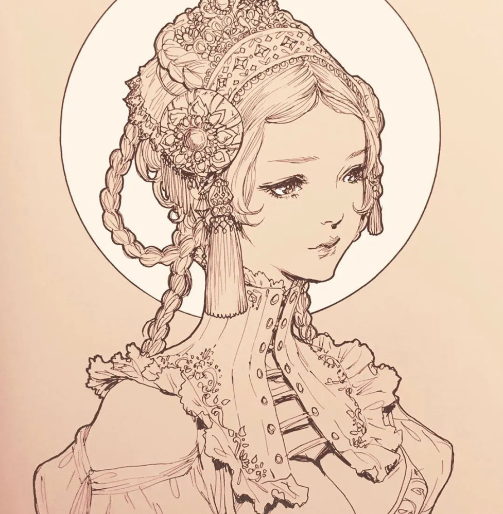 一大波线描哥特式风格美少女光是看就已经沸腾了宅男看了根本无法抗拒