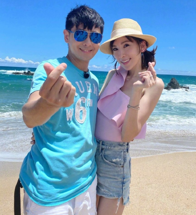 陈若仪与儿子同框长腿抢镜,11岁kimi遗传妈妈基因身高优越