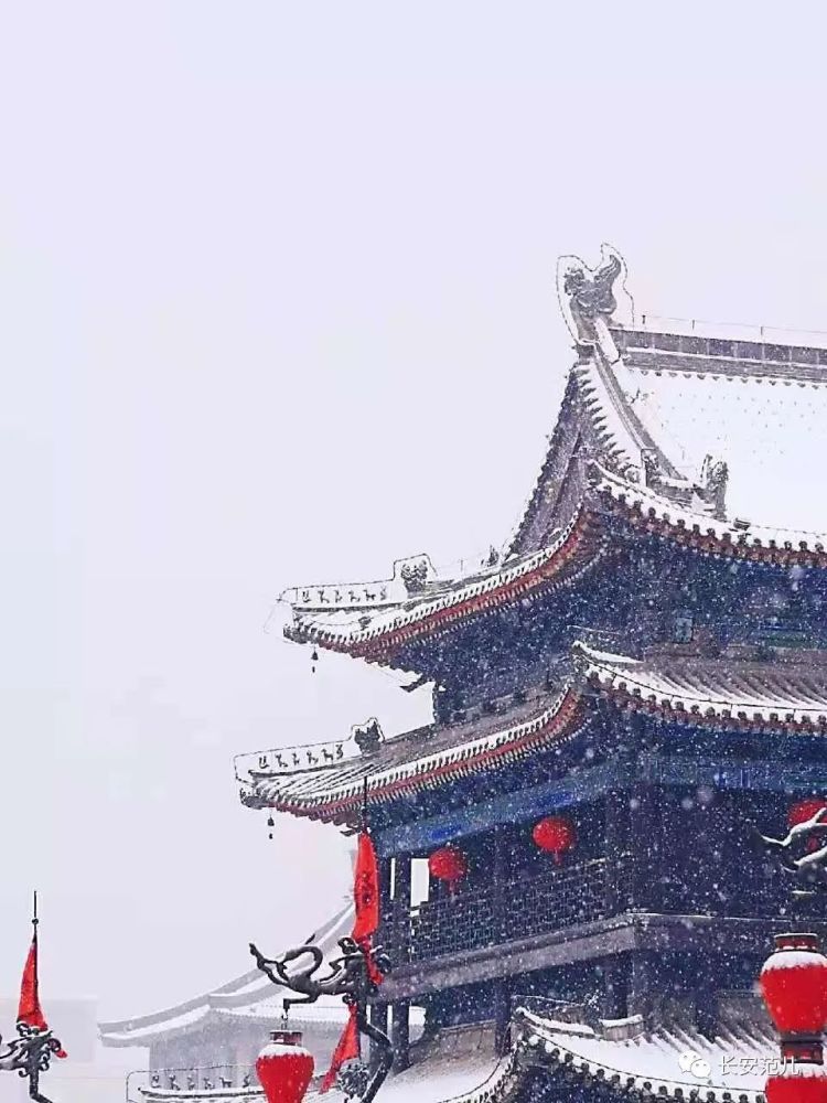 初雪大片|最美不过长安雪_腾讯新闻