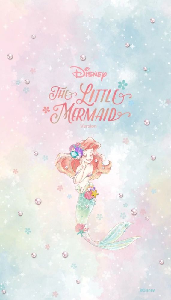 水彩风 迪士尼公主手机壁纸 晕染质感拥有让人心情好起来的 腾讯新闻