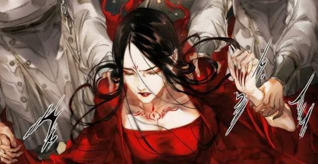 这下才知道,原来这是《天官赐福》中的一个女性角色宣姬,曾经是一个