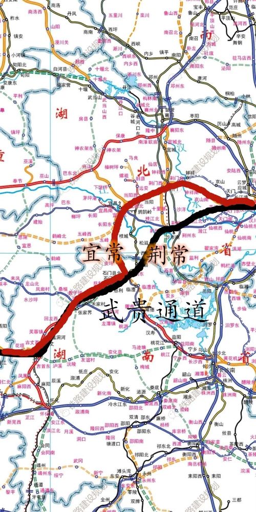 【以澧为荣】国铁明确武贵高铁借道沿江,呼南,荆常宜常双通道谁更具
