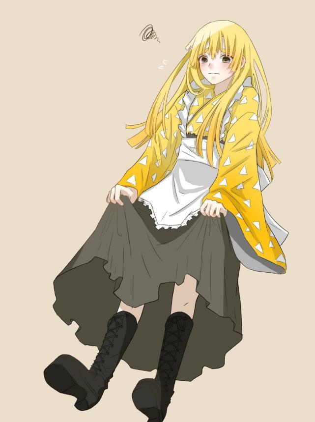 鬼灭之刃角色性转炭治郎变娇羞少女祢豆子撞脸无惨