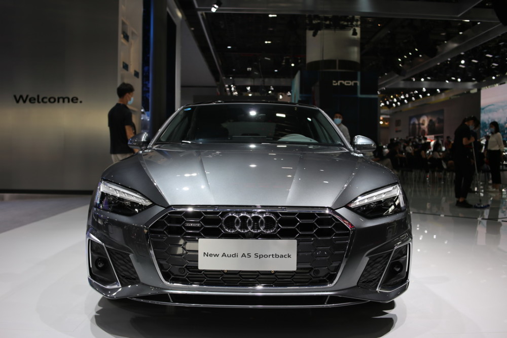 无边框车门大溜背广州车展实拍奥迪a5sportback