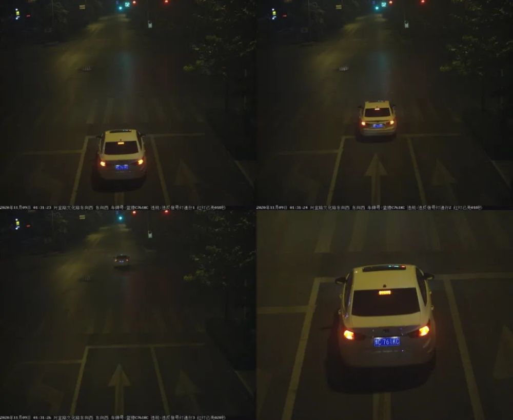 豫c761kc,豫c3539n,豫c327rc……你们闯红灯被抓拍!记6分,罚款200元!