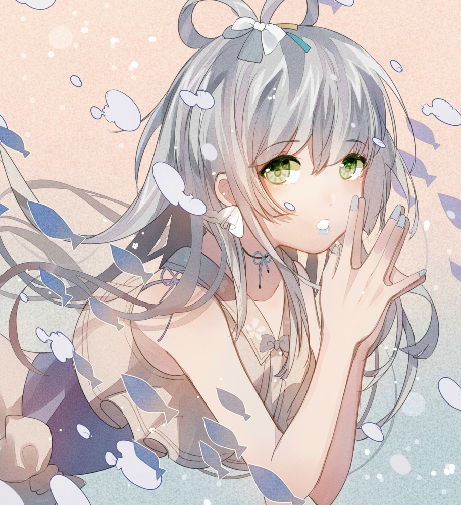 造型十分漂亮的一组虚拟偶像角色"洛天依"同人插画作品欣赏!