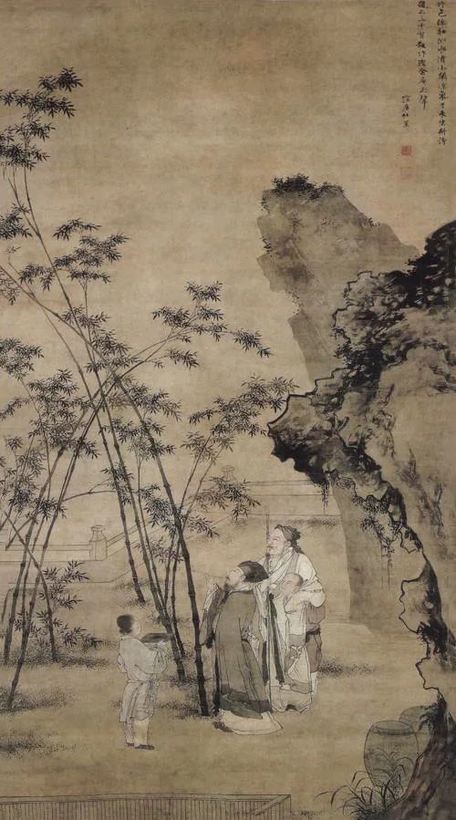 保利拍卖2020秋拍小孤山馆丨杜堇听琴图浅析