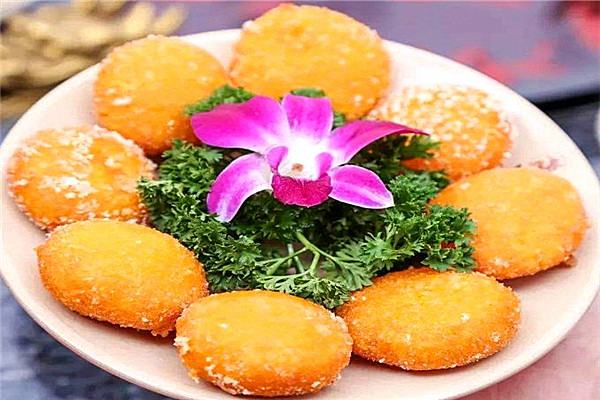 炸南瓜饼