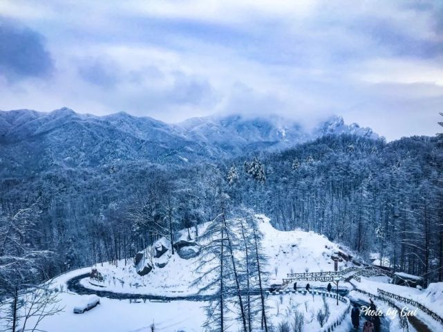 雪|云海飘渺，雪山壮观，赏雪就来白云山