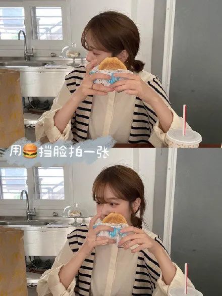 挡脸拍照姿势合集|没化妆这样拍呀_腾讯新闻