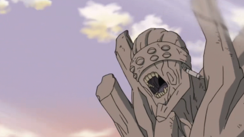 不相信的小伙伴们可以去看一下,一个是外道魔像的图,一个是忍者模型的