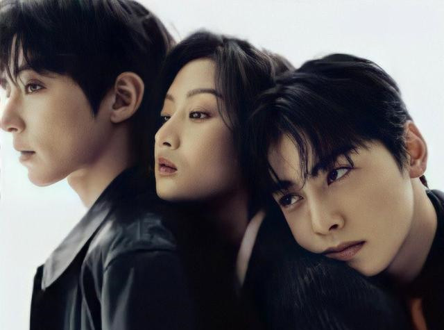 女神降临车银优文佳煐时尚画报公开三人行氛围心痒痒