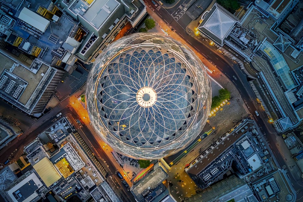 俯拍角度下的著名地标建筑物,你见过吗?