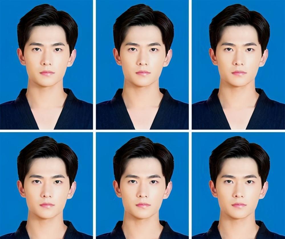 李易峰的证件照呆萌呆萌的