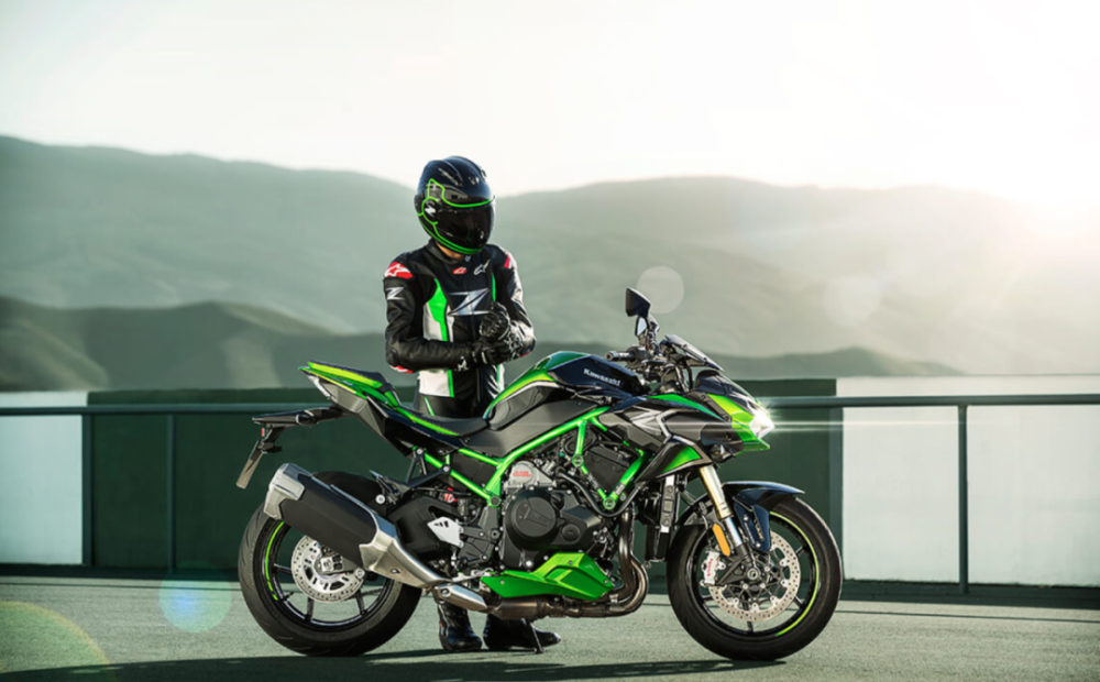 川崎发布200匹最高规格超级街车z h2 se,搭配电子减震_腾讯新闻