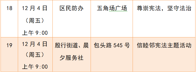 活动预告杨浦区宪法宣传月活动马上开始啦
