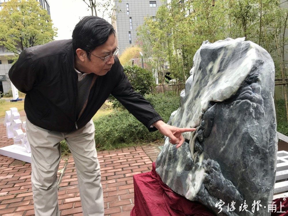 "国字号"大师袁嘉骐玉雕作品《大儒王阳明》在宁波梅山开雕_腾讯新闻