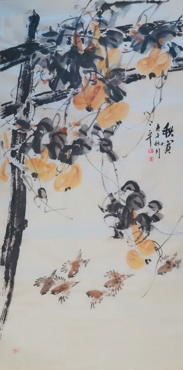 姜建平写意花鸟