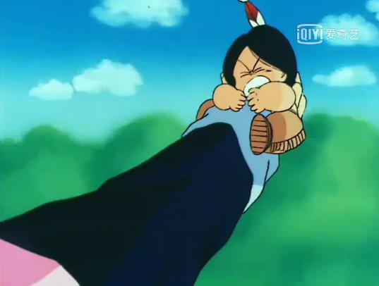 桃白白来到卡林塔底下时,正好遇见了乌帕,乌帕虽然年纪很小,但是却