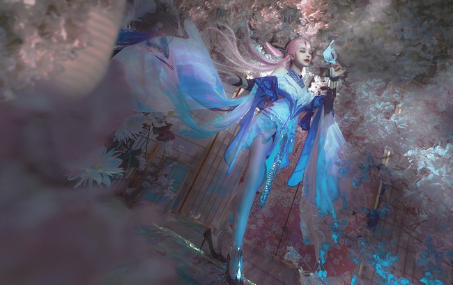 cos猫影幻舞貂蝉发光的剪刀腿