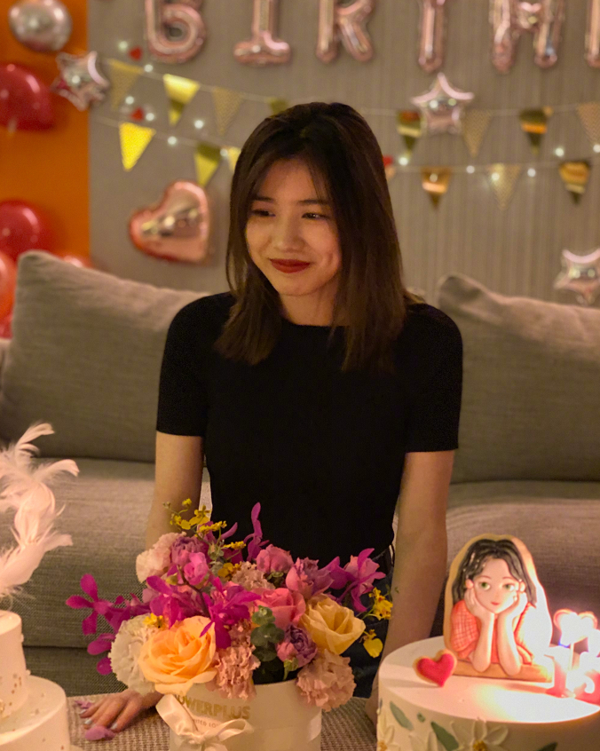 章子怡庆祝大女儿15岁生日看清蛋糕款式原谅我没见过世面