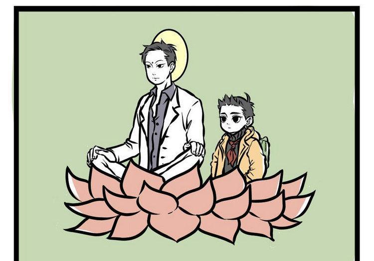 非人哉漫画观音的两大法宝莲花宝座能充电大光相让九月骨折