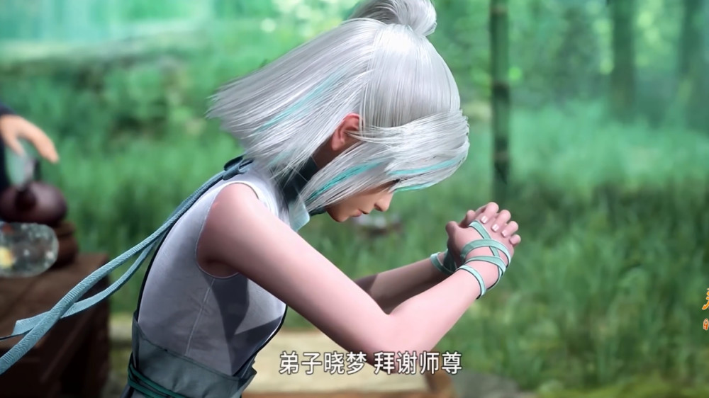 秦时明月真的讲了一集水,晓梦才八岁,就这么大了,她不冷吗?_腾讯新闻