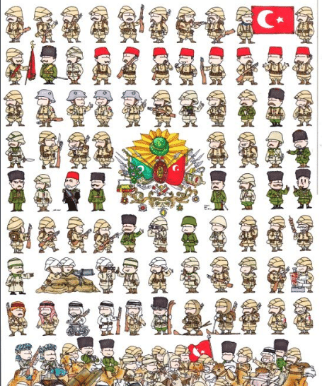 奥斯曼在一战中曾多次获胜但后期逐步难以支撑