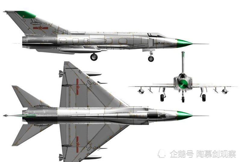 都是作为"米格-21的放大型,其中歼-8采用双发方案,而歼-9采用单发