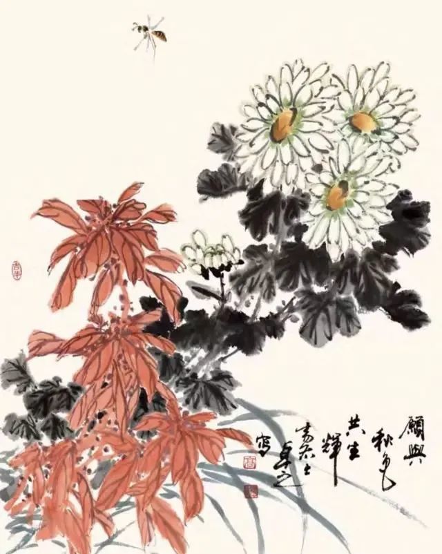 名家教你畫菊花經典