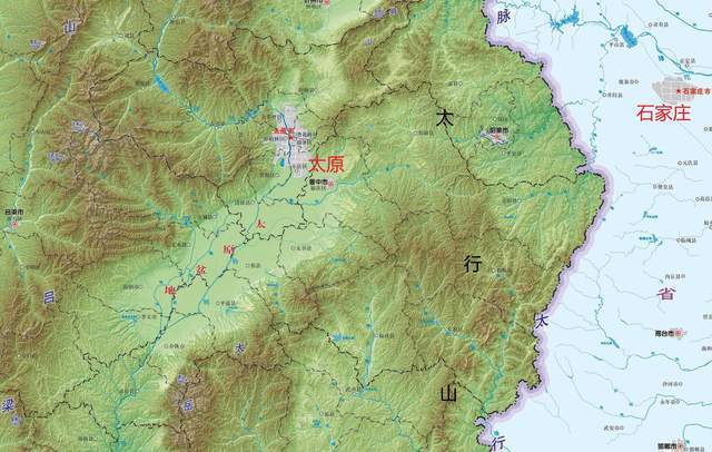 太原地形图