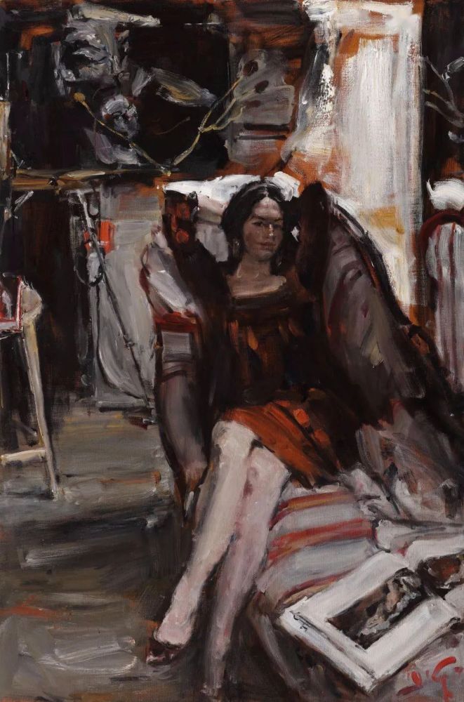 列宾美术学院教授的油画突出个性之美