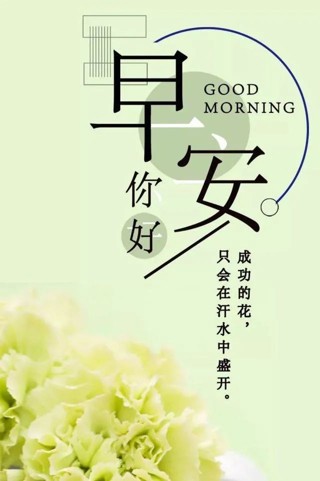 适合发微信朋友圈的早安句子!