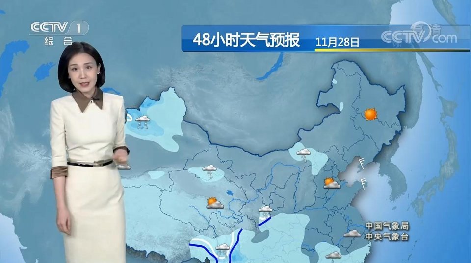 中央气象台:11月27日天气预报,冷空气影响之下,气温骤降