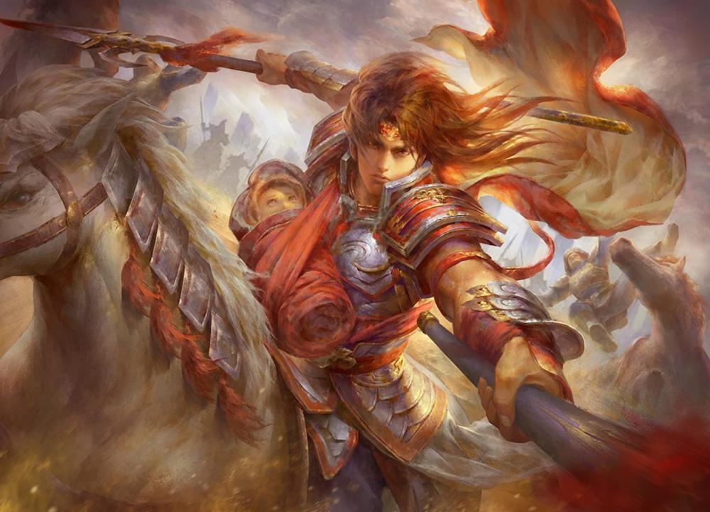 三国杀十周年设计可以多不走心二次觉醒武将文鸯画风神似页游