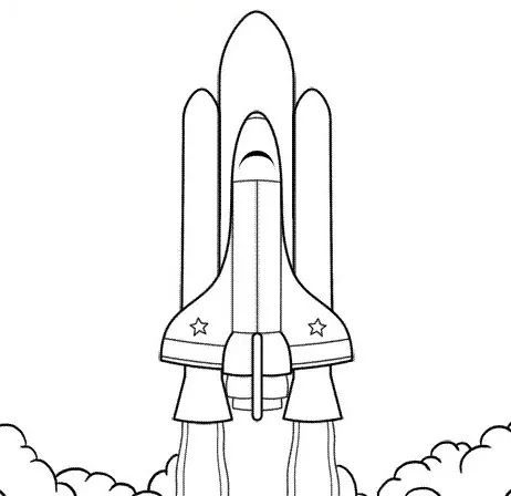 “嫦娥五号”的简笔画图片