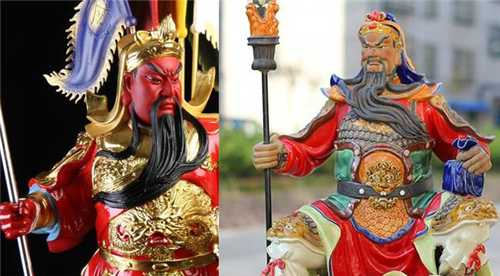 拜关公也有讲究黑帮拜红袍警察拜绿袍谁要拜金袍关公