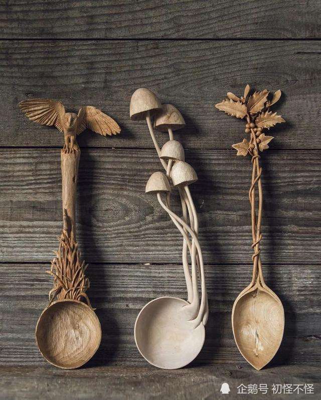 跑进深山5年做成的木勺子美成这样网友还能叫勺子吗