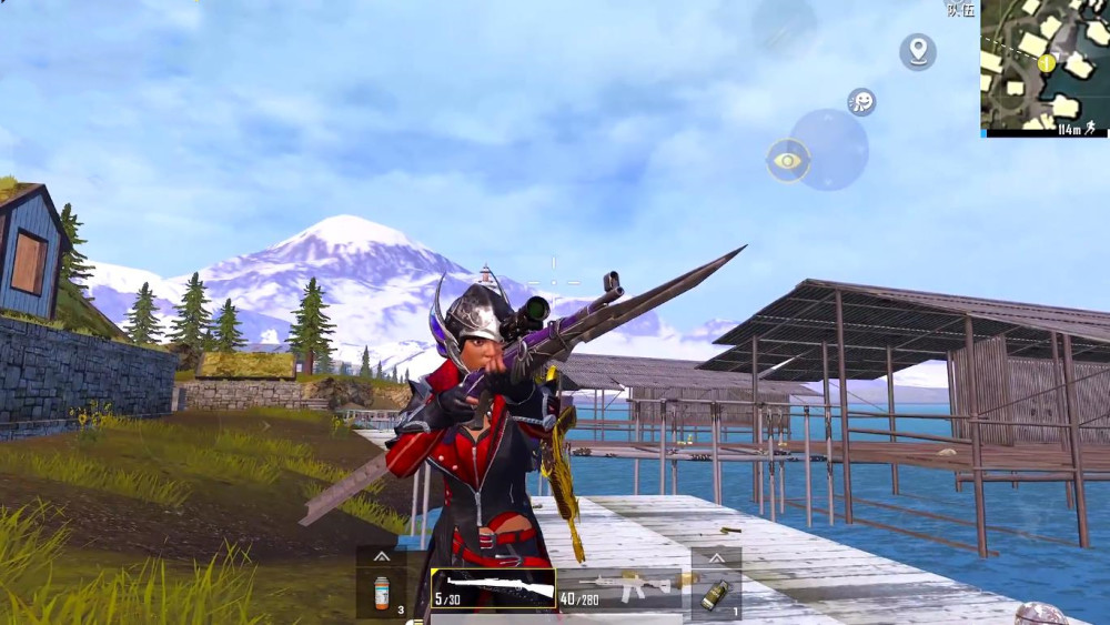 "吃鸡"古堡领主的刺刀98k皮肤,可以使用"突刺"功能吗?