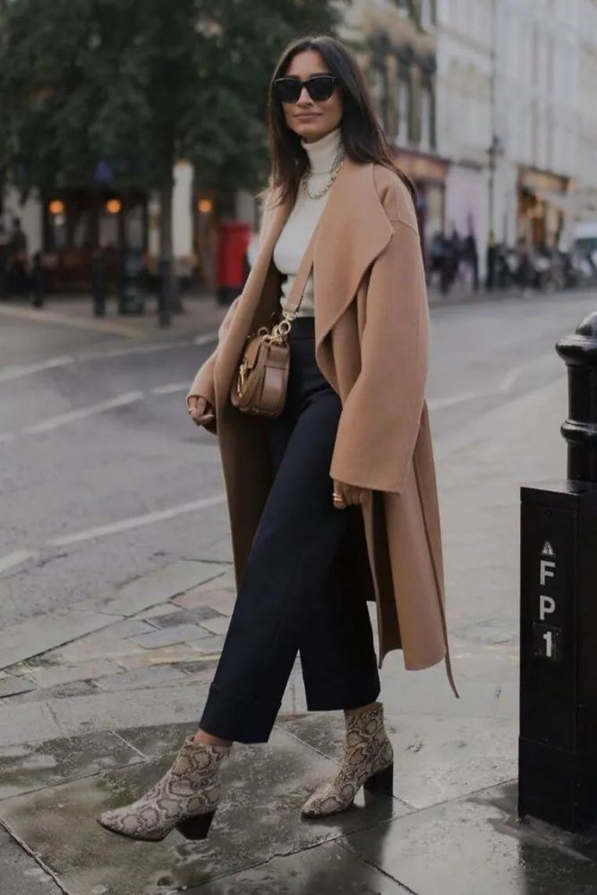 你穿羊毛大衣的样子,简直高级爆了!