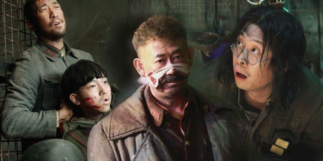 八佰将老铁这个角色演绎的活灵活现,既演出了他胆小如鼠的一面,也演绎