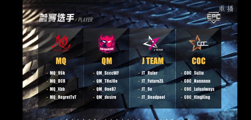 coc排行榜_绝地求生EPC:COC、LGE领跑积分榜,天霸战队状态低迷!