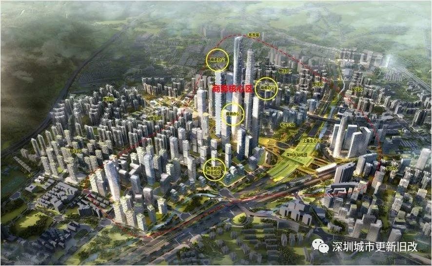 这一项目紧邻深圳东站,位于布吉街道布吉老街片区,东临龙岗大道,南临