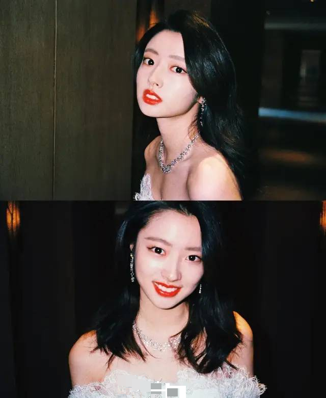 新任龙女郎徐若晗非常有辨识度的娇憨美人脸