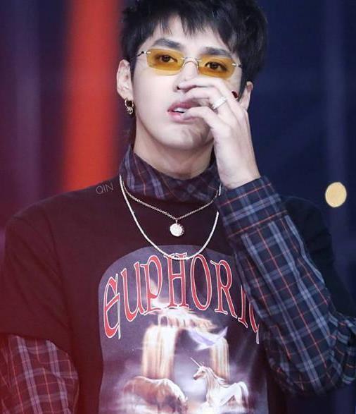 吴亦凡亮相,又是戴耳环,又是戴项链,可以说很精致了!